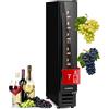KLARSTEIN Cantinetta Vino Design da Incasso, Refrigerata a Zona Singola per Vino Rosso, Bianco e Birra, Controlli Touch, Frigo per Esterno/Interno, 20L, 7 Bottiglie