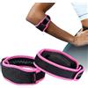 AGPTEK Tutore Gomito Epicondilite 2 Pz, Supporto Gomito, Protezione Braccio, Fascia Gomito da Tennis & Golf, Gomitiere con Cuscinetto di Compressione in EVA, Tutore Epicondilite (Rosa)