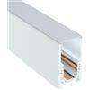Binario Elettrificato Magnetico a Superficie o Sospeso Bianco - 48V Variante Lunghezza 1 Metro