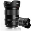 7artisans Obiettivo autofocus, 50 mm, F1.8, standard L-mount, obiettivo autofocus, riconoscimento facciale/occhi, per Leica SL2/Lumix S1 S1H S5 Leica SL, nero, nero