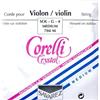 Savarez Corelli Corde per Violino Crystal Sol Stabilon-Nylon/rivestimento in argento Medium 704M