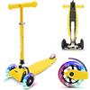 Fun Pro One, monopattino sicuro per bambini, vincitore di confronto, ruote a LED,pieghevole,per bambini e bambine,3 anni di garanzia (scooter,kickboard,monopattino,monopattino),2 3 4 5 6 anni