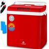 KESSER® Frigorifero 32 Litri | Raffreddamento e Riscaldamento | Frigorifero termoelettrico 12 Volt e 230 Volt | Minifrigo | per Auto e Campeggio |incl. Pacchetti di raffreddamento | EEK A++