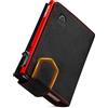 LORZOR® Portafoglio Uomo Slim vera Pelle, Porta Carte di Credito con Protezione RFID & Portamonete, Portacarte Uomo Pop-up Contenere 10 Carte, Porta Tessere Tascabile, Magnetica