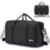 BAGZY Bagaglio a Mano 40x20x25 ryanair, Borsa a Tracolla Impermeabile da Donna Uomo Borsa Viaggio 40x20x25 ryanair Leggera Signora Multitasche Casual Moda Borsa Spalla Donna Crossbody Bag, Nero