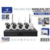 JORTAN Kit Videosorveglianza DVR HD 4 Telecamere Antenna WIFI JORTAN IP3.6MM JT-8906ZL