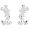 Disney Classic Mickey Mouse Jewelry for Women, Sterling Silver Mickey Mouse Stud Earrings;