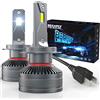 BEAMFLY Lampadine H7 LED 36000LM, BEAMFLY Kit di Conversione Alogeno/Xeno per Fari Auto, Lampadina Abbaglianti/Anabbaglianti 110W Alta Potenza, Luci Faro a 12V, 6000K Luce Bianca Forte Fredda