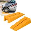 RheinParts Set di 2 cunei di bilanciamento per roulotte, camper, roulotte, rimorchi, XL, 57 x 20 cm, fino a 5000 kg, gialle per ogni superficie