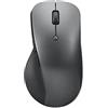 Lenovo Mouse Professionale, Bluetooth 5.1, Sensore Ottico fino a 4000 DPI, Ricarica Veloce, Fino a 3 mesi di autonomia, Tasti Programmabili, Compatibile con Windows 10 e versioni successive, Grigio Tempesta