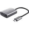 Trust Dalyx Lettore Rapido di Schede USB, USB 3.2 Gen 1 veloce con connettore USB-C, 104 MB/s, (micro) SD, SDHC e SDXC fino a 2 TB, PC/Laptop/Macbook/Chromebook