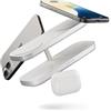 OtterBox Zens Quattro Wireless Charger Pro 4, Adattatore Wireless MagSafe e Qi2 da 15 W per iPhone/AirPods, Adattatore da 65 W Incluso (EU/UK/US) Con Cavo da 1,5 m Integrato, Bianco