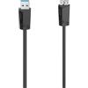 Hama Cavo USB USB 3.2 Gen1 (USB 3.0) USB-A maschio, USB-Micro-B 3.0 maschio 1.50 m Nero