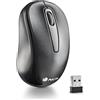 NGS EASY GAMMA - Mouse Ottico senza Fili da 1200 DPI con Connessione UBS, 2,4 GHz, 2 Pulsanti + Rotella