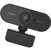 TOTMOX Webcam USB, grandangolare a 360°, videocamera HD per computer, compatibile con la maggior parte delle auto, vari dispositivi e software