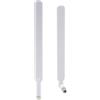 Knocery Antenna 4G LTE SMA Maschio Bianca 10dBi, 2 Pacchi Cellular Trail Cameras Extender Compatibile con B593S-850 B880 B890 B310 B593 4G LTE CPE ZTE Router hotspot mobile (Bianco)