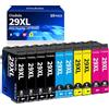 Ondula 10-Pezzi 29XL Cartucce d'inchiostro Compatibili per Epson 29XL Sostituzione per Expression Home XP-235 XP-245 XP-247 XP-255 XP-257 XP-332 XP-335 XP-342 XP-345 XP-352 XP-355 XP-432 XP435