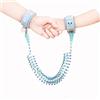 Eidyer bambini Anti-polso perso cinture di sicurezza, regolabile 1.5M/4.92ft Bambino Redini Cinghia di sicurezza Guinzaglio Cinghia a mano Corda elastica Corda fluorescente e blocco di sicurezza (blu)