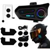 Xinhuju Auricolare Intercom per motociclette, auricolari per casco motociclisti,Cuffia mezza elmetto IPX6 Wireless impermeabile - Attrezzatura per ciclismo per esterni di tipo C di ricarica per le donne uomin