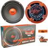 Generico KIT SET PER SP AUDIO SP6.5CM-SLIM 2 midrange altoparlanti da 16,5 cm 165 mm 6.5 di diametro, 100 watt rms 200 watt max, impedenza 4 ohm, 96 db spl, a coppia + accessori omaggio