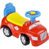 Baroni Toys Macchinina Giocattolo per Bambini, Macchinina spingi e vai con Clacson e Sottosella, Sistema Antiribaltamento, da 1 a 4 Anni, Rosso