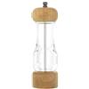 DRW - Portaspepe in legno e acrilico naturale e trasparente, 23,5 cm