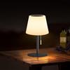 Ecvivk Lampada da tavolo solare per esterno lampada da tavolo a LED senza fili, dimmerabile, bianco caldo e RGB, lampada da tavolo solare con sensore di luce, lampade solari per giardino, terrazza.