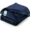 CozyLux Coperta Pile 130x150 cm Blu navy