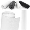 MooiFun Tappetino Antiscivolo, Rivestimento Cassetti, Non-Adesivo Eva Plastica Rotolo Carta per Mensola Frigorifero Tavolo Mobile Cucina Ripiani (Bianco/30cm x 610cm)