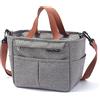 MCXKJ Borsa Termica Porta Pranzo, Portatile Borsa Frigo, Borsa Pranzo al Sacco Impermeabile Lunch Bag per Uomo/Donna/Bambino, Borsa Portapranzo per Ufficio, Scuola e Picnic (Grigio)