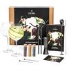Cocora Kit Cocktail da 11 Pezzi | Set Gin Tonic Regalo | Misurino, Calici, Cannucce e Spezie | Idea Regalo Eco-Friendly (Black)