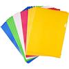 Deolven Cartelle Semplici A4,Protezioni per Fogli A4 20 Pack Cartelline con Lembi Portafogli in Plastica Copertina per File Trasparente Porta File per Ufficio Forniture Organizzazione di Documenti