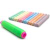 Leddy Living Set di 12 Gessetti Colorati con Porta Gessetto Regolabile - Gessi per Lavagna, Scuola, Ufficio e Casa - Antipolvere, Facili da Usare, Ideali per Disegno e Scrittura