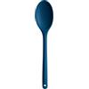 MASTRAD - Cucchiaio cavo da cucina - Preparazione, cottura, miscelazione - Unibloc - Silicone - Non graffia le pentole - Blu