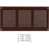 H&C VENT Ventilation Grille (Marrone, 300 x 150 mm)
