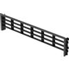 SOTECH Griglia di ventilazione per battiscopa 396 x 83 mm nero (dimensioni ingresso 384 x 75 mm) Griglia a fessura adatta a pannelli di spessore 13, 16 e 19 mm