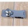 dingchi Lucchetto Hasp, Chiusure Hasp, Serratura a Chiave con viti,Cromato Hardware per Bloccare Capannone Porte Armadietti Scatole Mobilia