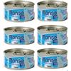 Generico 6 Monge Natural Tonno Cottura Al Vapore, Cibo Umido Per Gatti, 6 Vaschette da 80g
