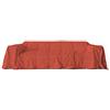 HOME ZEN HOUSEHOLD LINEN telo gran foulard copriletto copritutto copridivano art sunny in tessuto di poliestere e cotone antistrappo con fantasie tinta unita melange misura 170x270 cm tinta unita arancio