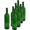 DIAH DO IT AT HOME Bottiglie di vino in vetro bordeaux 0,75 l (750 ml) per la produzione di vino fatto in casa (24 bottiglie di vino verde)