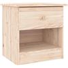 vidaXL Comodino ALTA 41x35x41 cm in Legno Massello di Pino
