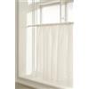 JOTEX Ellen - Tende corte in lino, 250 cm di larghezza, 100% lino (confezione da 1) - bianco, 75 x 250 cm
