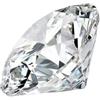 BHOORATNA 10.25 Ratti 9.55 carati con zirconia cubica certificata diamante americano, bianco naturale, taglio rotondo, qualità AAA, pietre preziose sciolte per uomini e donne, Free Size, Gemma,