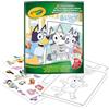 Crayola - Album da colorare con Sticker, Soggetto Bluey, 32 Pagine Divertenti e 4 Fogli di Adesivi Inclusi, 04-2664G