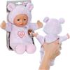 BABY born Mouse, morbida bambola topino da 26 cm con orecchie e tasche per le dita, per neonati, 836590 Zapf Creation