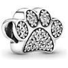 Feitery - Rose charm compatibile con i bracciali Pandora, gioielli per l'estate, vetro Murano, per donna