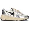 GOLDEN GOOSE - RUNNING SOLE Sneaker donna argento in pelle