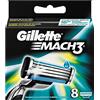 Gillette Mach3, Lame di rasoio da uomo, Confezione da 8 ricariche, XL [La confezione può variare]