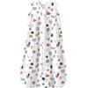 Mosebears Sacco nanna Estivo per Bambini, 0,5 Tog 100% Cotone Traspirante (Spot Cat, XL (18-24 mesi))
