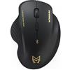 Anmck Mouse Bluetooth, Mouse Ricaricabile Senza Fili (Modalità Doppia: BT 5.1 + 2,4G), DPI Regolabili 1000/1200/1600, Mouse Wireless Ergonomico Silenzioso per Laptop, PC, Computer, Mac OS, Android, Windows.